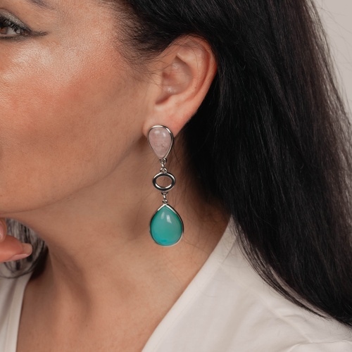 Серьги Possebon Q. Rose, Azul, A0585.7.20 S фото 4